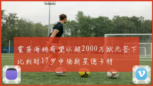 霍芬海姆有望以超2000万欧元签下比利时17岁中场新星德卡特